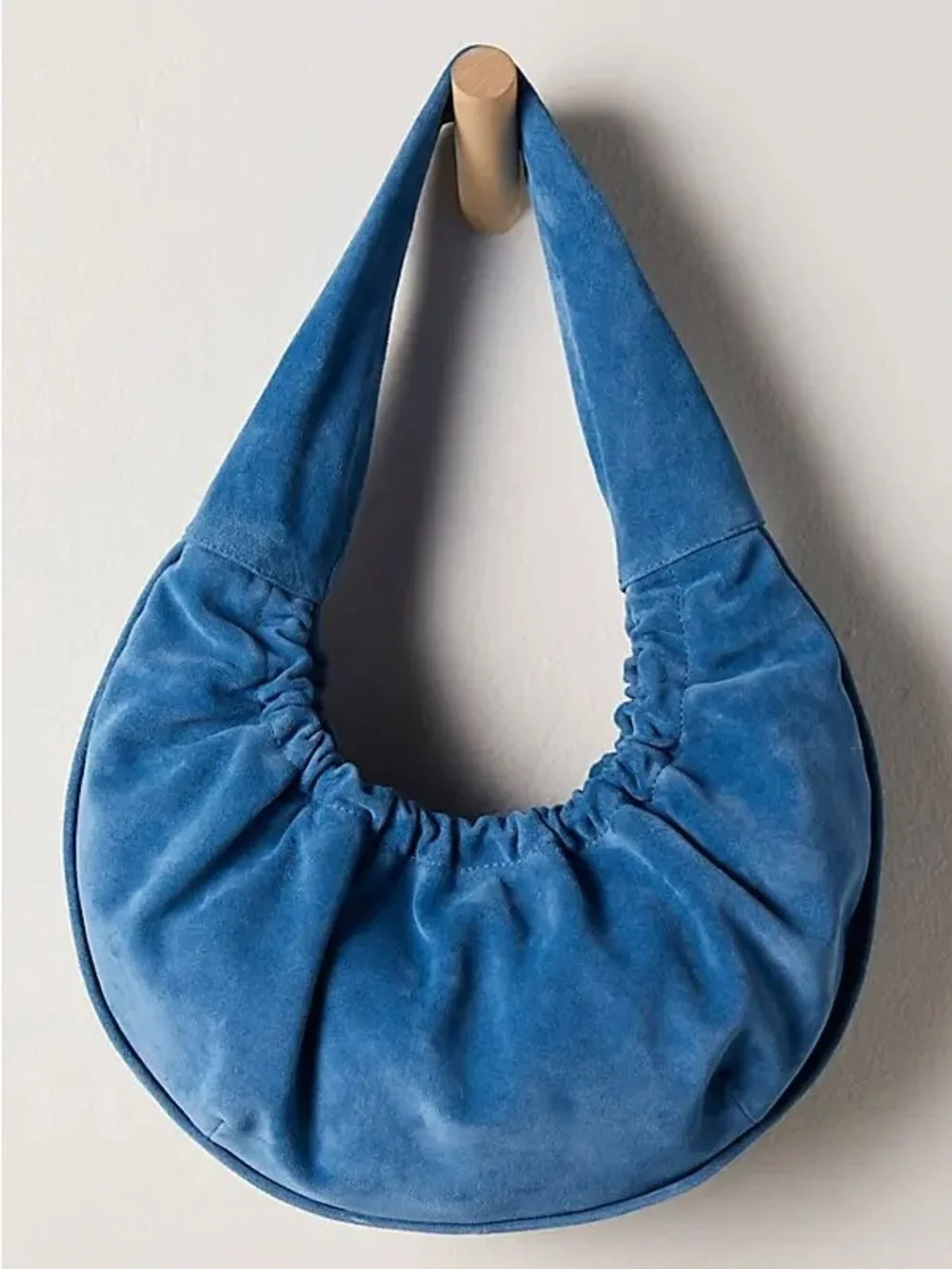 NWOT Free People Shiloh Ruched Slouchy Shoulder Bag